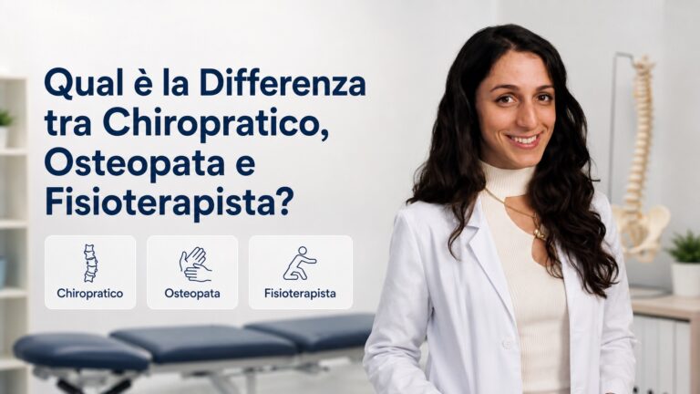 Qual è la Differenza tra Chiropratico, Osteopata e Fisioterapista?