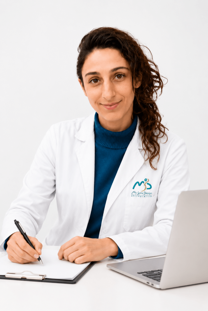 Chiropratico Dr. Alice Francese di My Spine Design Chiropratica scrive una anamnesi