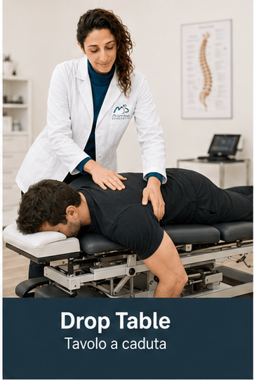 icona dela tecnica chiropratica drop table