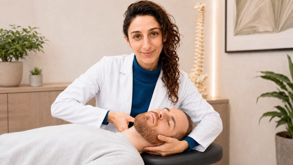 Un aggiustamento chiropratico