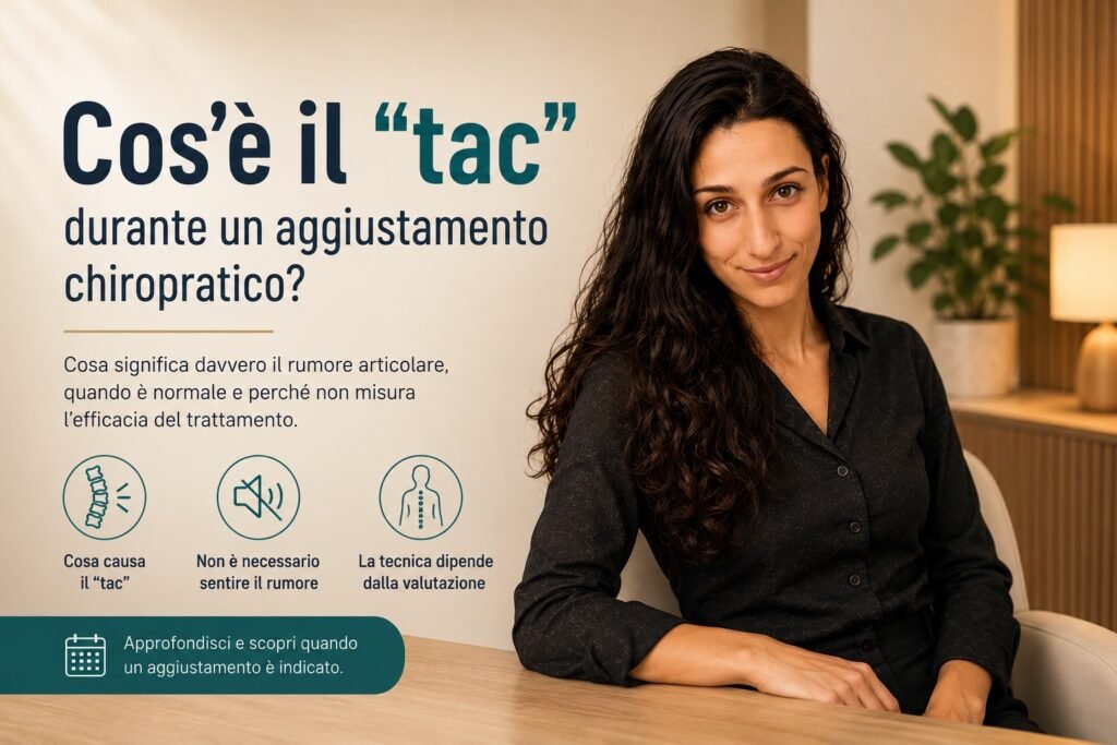 L'aggiustamento chiropratico